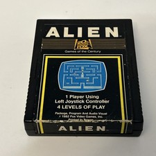 Alien (Atari 2600, 1982) Tested And Working Authentic