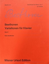 Beethoven Variations for Piano, Vol. 1, Wiener Urtext Edition