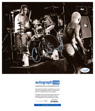 Chad Smith ‘Red Hot Chili Peppers’ Band Drummer Signed 8x10 Photo ACOA RHCP