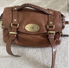 Mulberry Mini Alexa Bag Oak Beige With Dustbag, Fair Condition