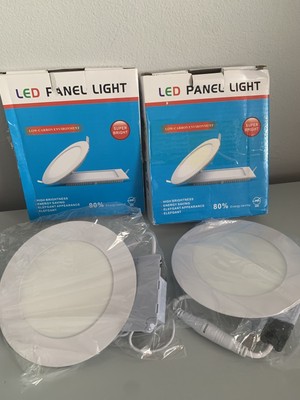 Ultra Slim Einbau LED Flachbildschirm Strahler Einbaustrahler Strahler 6W X2 