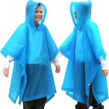 Regenponcho Kinder  Leicht Regencape Kindergröße 100-150 cm