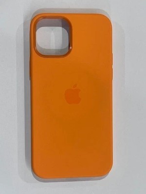 For iPhone 12 Pro Max  Original  Silicone Magnetic Case W/ Magsafe Kumquat