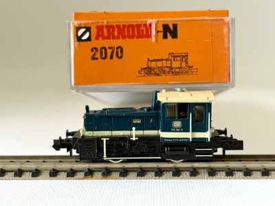 Arnold 2070 Köf BR 332 262-5 Spur Kleindiesellok Ozeanblau MESSINGZAHNRÄDER OVP