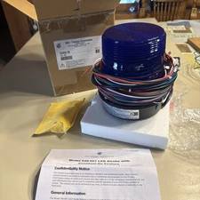 New HUBBELL GAI-TRONICS 540-001 Strobe Light,Aluminum/Plastc,Blue,120VAC 53DE10