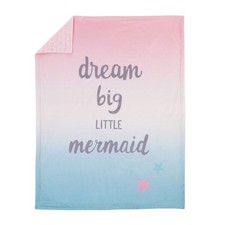 NoJo Sugar Reef Mermaid Super Soft 30x40 Inch Pack of 1 ,