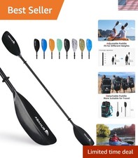 Pala Kayak Ajustable 210-230 cm/ 230-250 cm Flotante Kayak Remos Navegación...