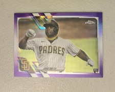 2021 Topps Chrome Purple Jorge Ona Rookie Baseball Card #USC13. rookie card picture