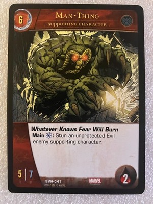 SVH-047 MAN-THING 2017 Upper Deck VS System SHIELD vs HYDRA