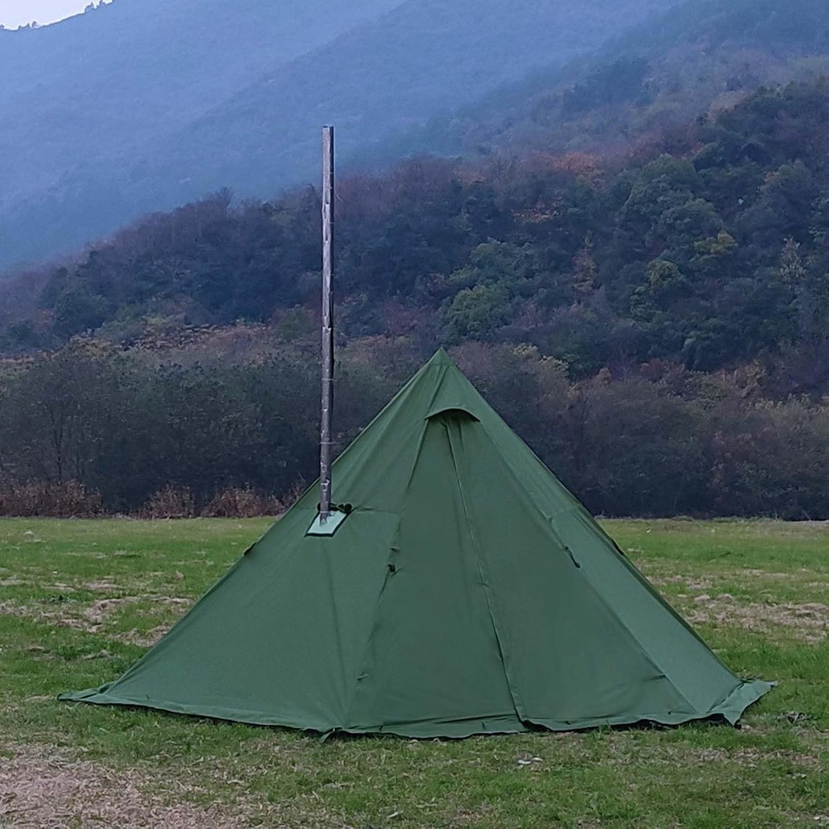 Waldmate 4-Season Hot Tent w/ Stove Jack Snow Skirt 6.9ft Standing