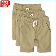 Boys Pull On Woven Shorts Size 8 Tan 3 Pack The Children  s Place