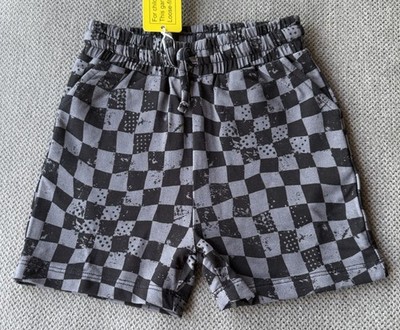 Strictly Wild Stealth Shorts 12/18m NWT Checkered Bamboo Toddler Shorts Rare