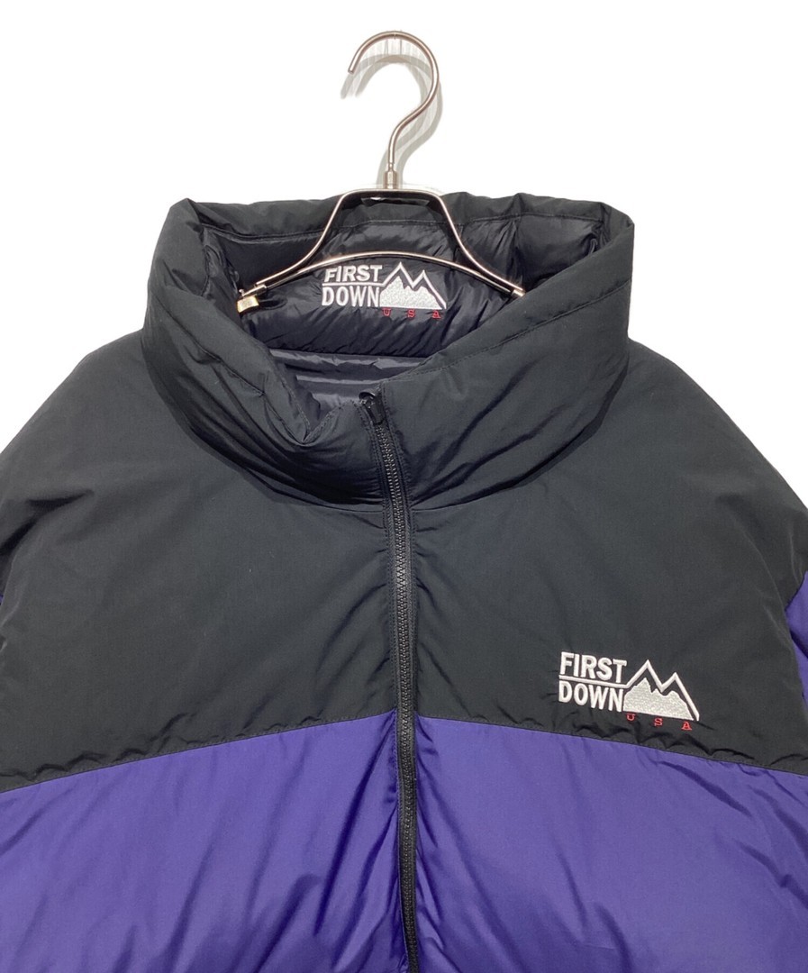 FIRST DOWN Reversible Down Jacket F742001 Purple … - image 4