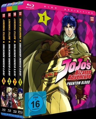 Jojo's Bizarre Adventure Part 1: Phantom Blood & Part 2: ... Blu-ray  *NEU*OVP*