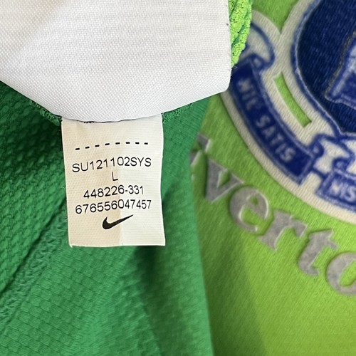 Everton 2012/2013 Goalkeeper LS GK Football Shirt Soccer Jersey Nike Men's Sz L - Picture 11 of 13