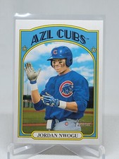 2021 Topps Heritage Minor League #54 Jordan Nwogu E3B