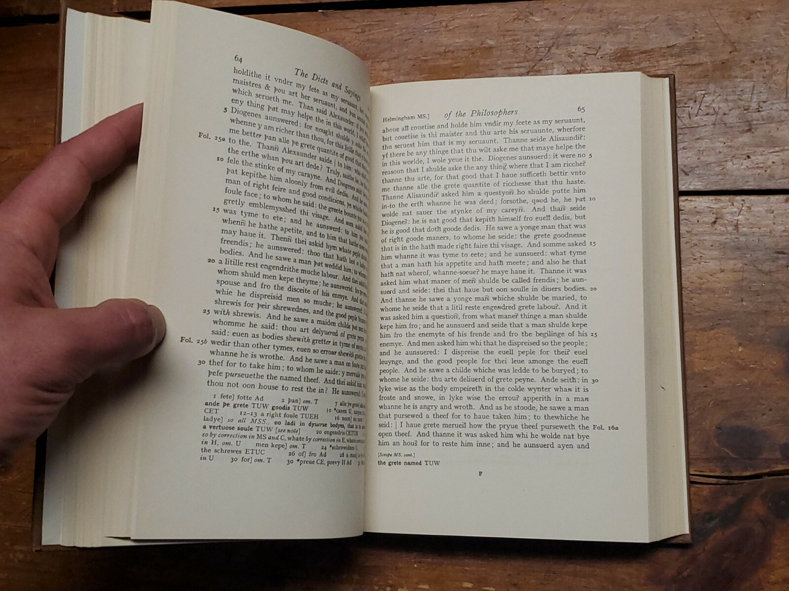 The Dicts and Sayings of the Philosophers Edited by Curt F. Buhler 1961