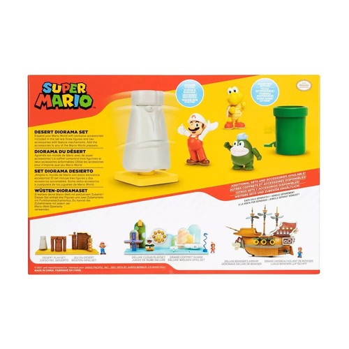 Super Mario World of Nintendo Desert Diorama Set Spike rot Koopa 2,5" Figuren - Bild 10 von 24