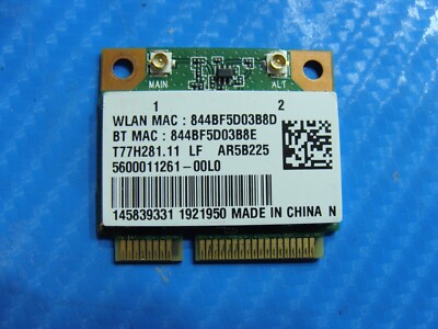 Sony Vaio SVE151190X 15.6'' Genuine WiFi Wireless Card AR5B225