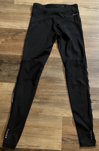 RARE Nike Speed Running Exercise Legging Pants Womens Size S Black Stretch NICE - Picture 3 of 3