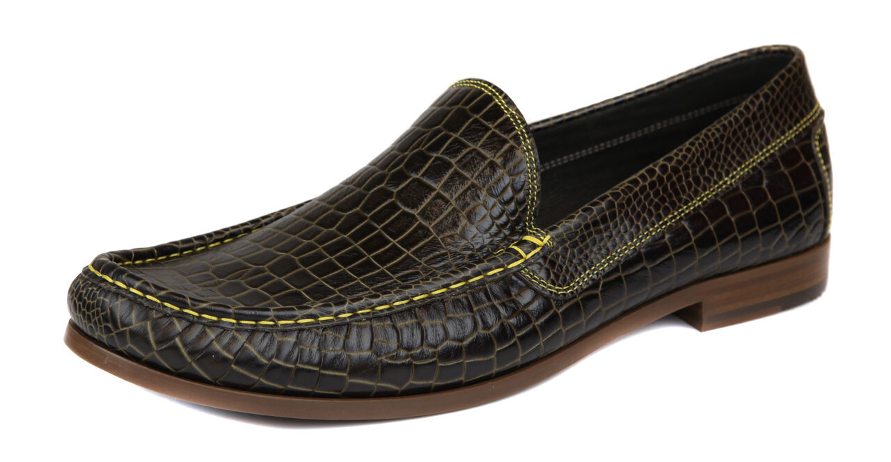 donald j pliner crocodile loafers