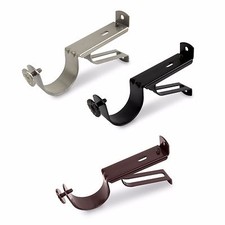 Heavy Duty Wall Bracket for 1.5" Rod - 3 color available