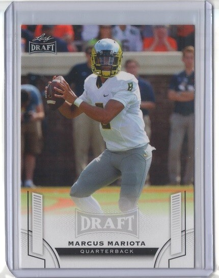 MARCUS MARIOTA 2015 Contenders Leaf Draft RC Rookie #82 Oregon Titans