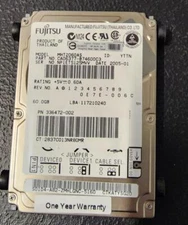 Fujitsu CA06377-B74600C3 60GB Laptop Hard Drive Model MHT2060AS