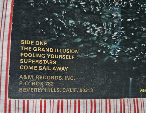STYX - THE GRAND ILLUSION - 1977 VINYL LP SP-4637 Printed in Canada - Picture 3 of 19