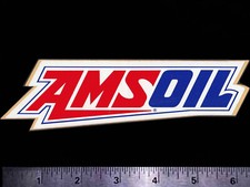 Amsoil Synthetic Oil - Original Vintage 70s 80s Racing Decalsticker - 6.25