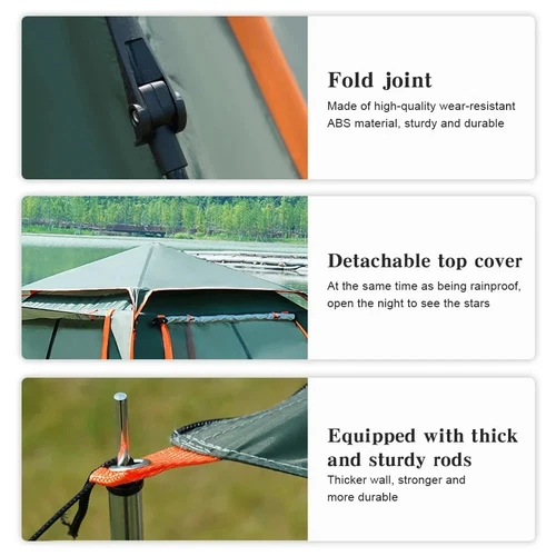 Waterproof Automatic Outdoor Instant PopUp Tent Camping Hiking Canopy 4 People - Picture 14 of 17