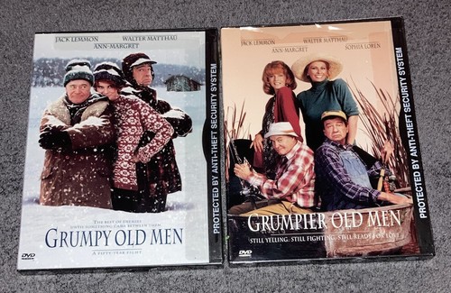 Grumpy Old Men DVD Grumpier Old Men Jack Lemmon Walter Matthau Ann-Margret NEW