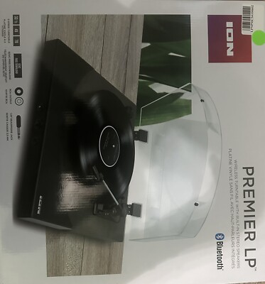 ION Audio Premier LP Bluetooth Turntable Vinyl Record Player With 9228 