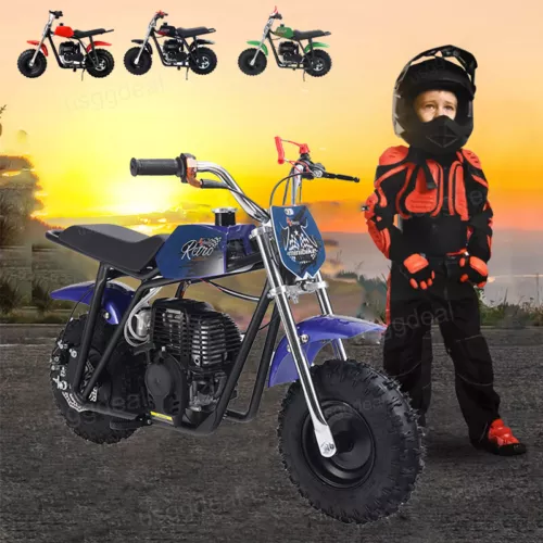 4-Stroke 40CC Kids Mini Dirt Bike Gas Powered Off Road Motorcycle Up to 20Mph