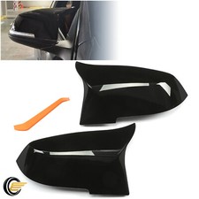 For Bmw 3 Series M3 F20 F21 F22 F30 F32 F36 Gloss Black Wing Mirror Covers Caps