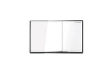 Geberit 115.081.SI.1 Bathroom Toilet Omega 60 Actuator Flush Plate WHITE GLASS