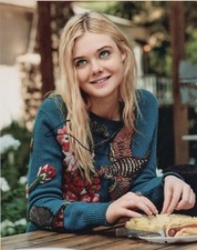 Elle Fanning Sexy Autographed Signed 8x10 Photo COA E4H