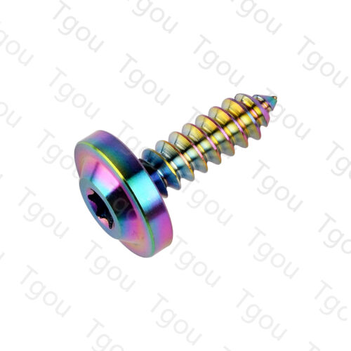 Tgou Titanium M4/M5x15 17 20 25mm Self Tapping Torx Head Screw for Motorcycle - Picture 13 of 40