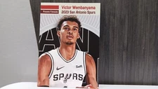 Victor Wembanyama Poward Foward 2023 San Antonio spurs NBA only 1000 Rookie card