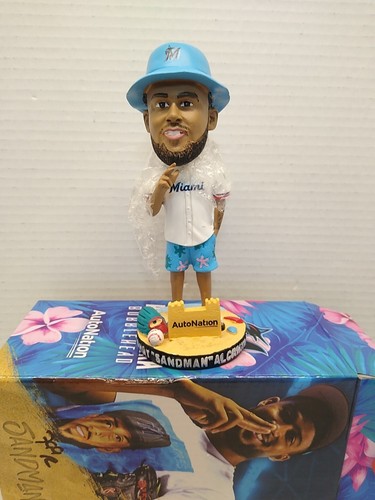 Sandy Alcantara “Sandman” Miami Marlins SGA Bobblehead NIB New - Picture 3 of 3