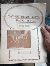 1919 Poughkeekpsie New York Sheet Music THE APEX FIVE