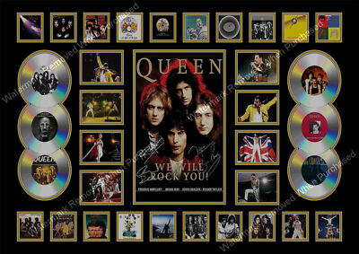 QUEEN FREDDIE MERCURY SIGNIERT BOHEMIAN RHAPSODY VERSCHIEDENE A4 FOTODRUCK DESIGNS