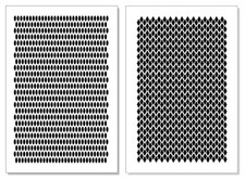 Camouflage Paint Stencils Rifle Gun Airbrush Spray Mask Micro Ellipt  Diamonds