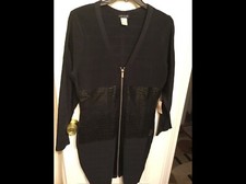 Vintage Venus Women’s Bodycon Zip Up Pattern Dress SZ L NEW