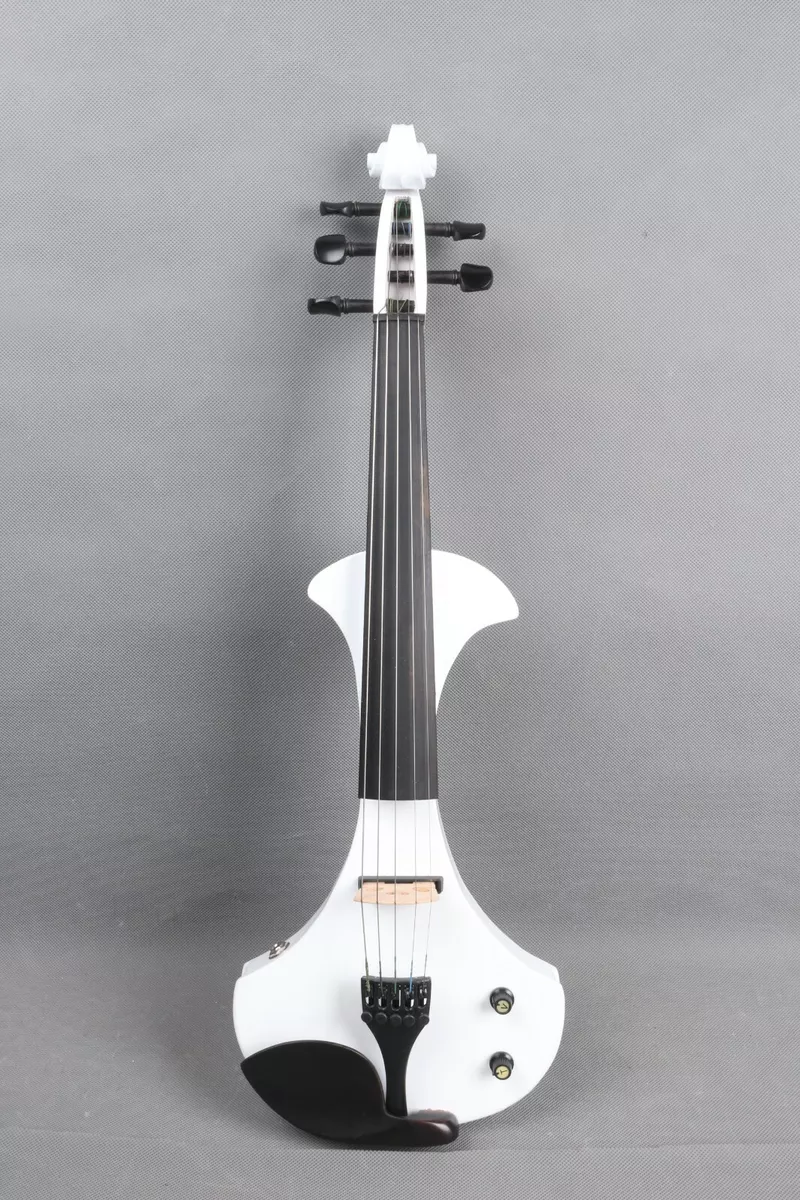 White electric violin deals