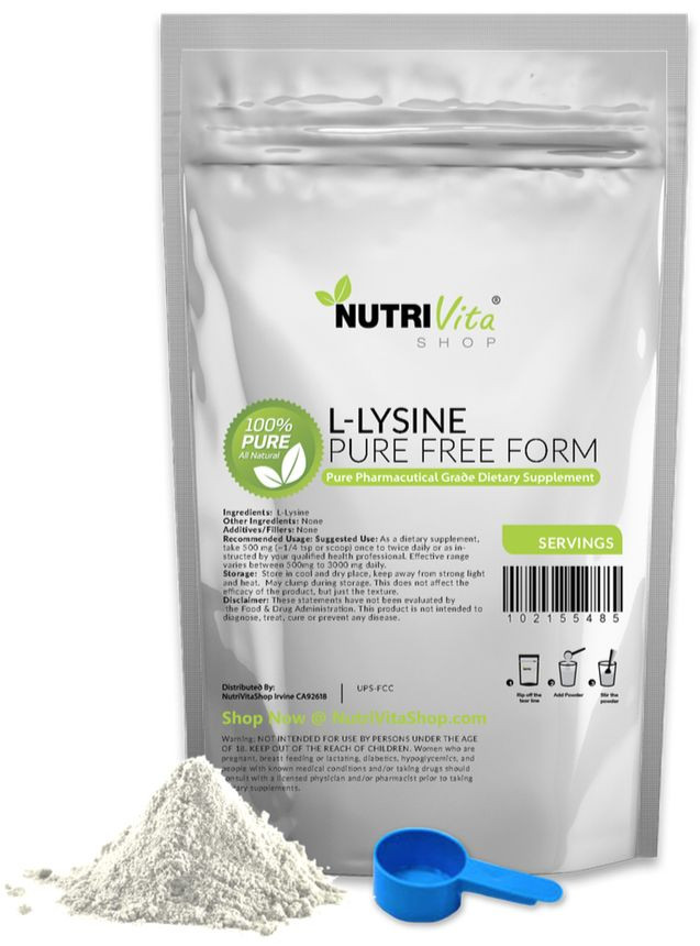 l carnitine is it the same as l lysine L-Lysine, Double Strength 1000 mg Tablets 2X 500g (1000g 2.2 lb)