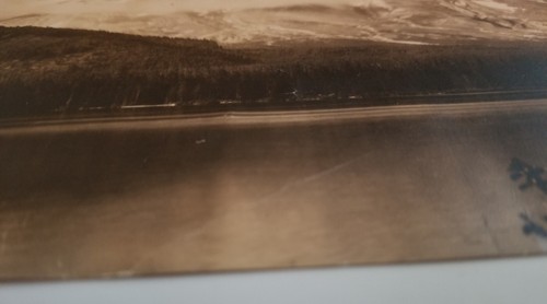Foto de plata en gel Mount St. Helens 1923 de Asahel Curtis. Northern Pacific RR - Imagen 6 de 12