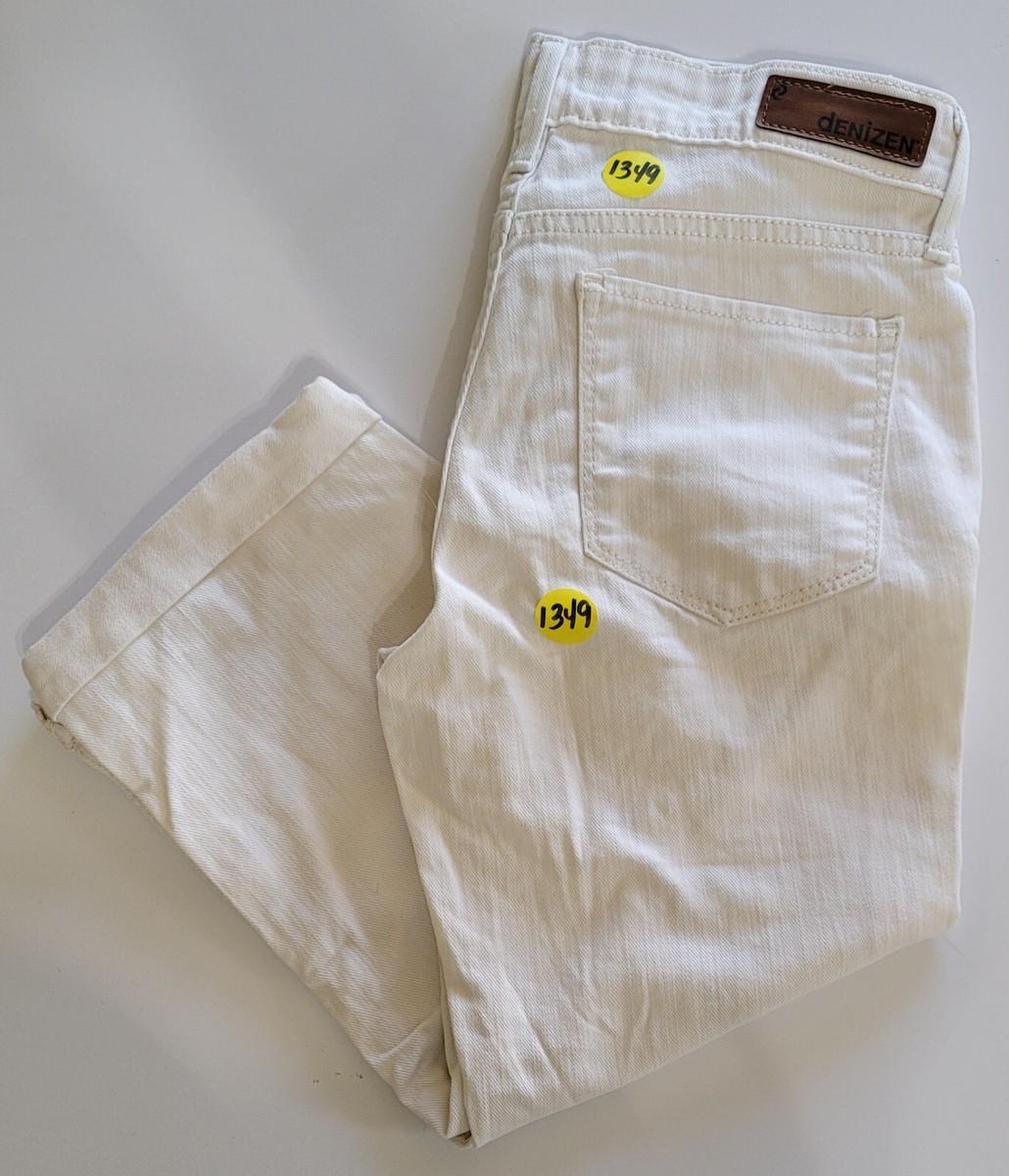 Capri Levis 501 Blanco DENiZEN By Levi's White Capri Jeans Women's
