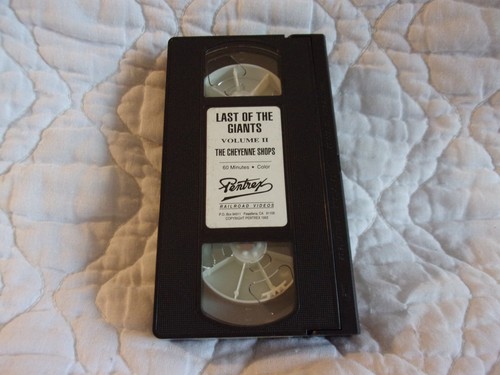 LAST OF THE GIANTS 2 VHS LOT PENTREX UNION PACIFIC'S BIG BOYS + CHEYENNE SHOPS - Picture 9 of 9