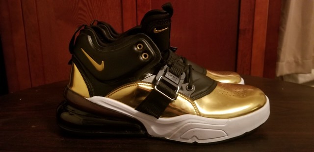 nike air force 270 gold standard